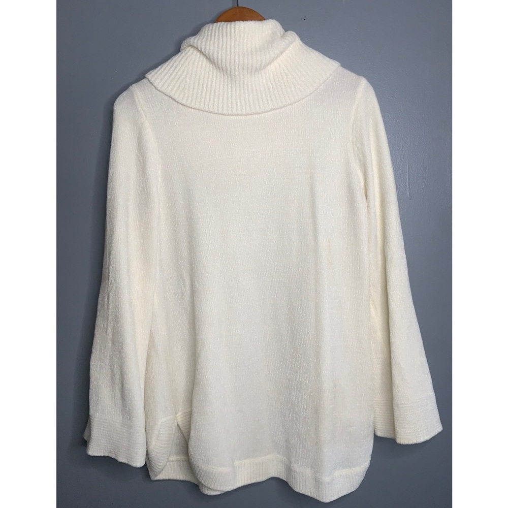 Soft Surroundings Soft Winds Chenille Tunic Cawl Neck Sweater Small - Picture 3 of 8